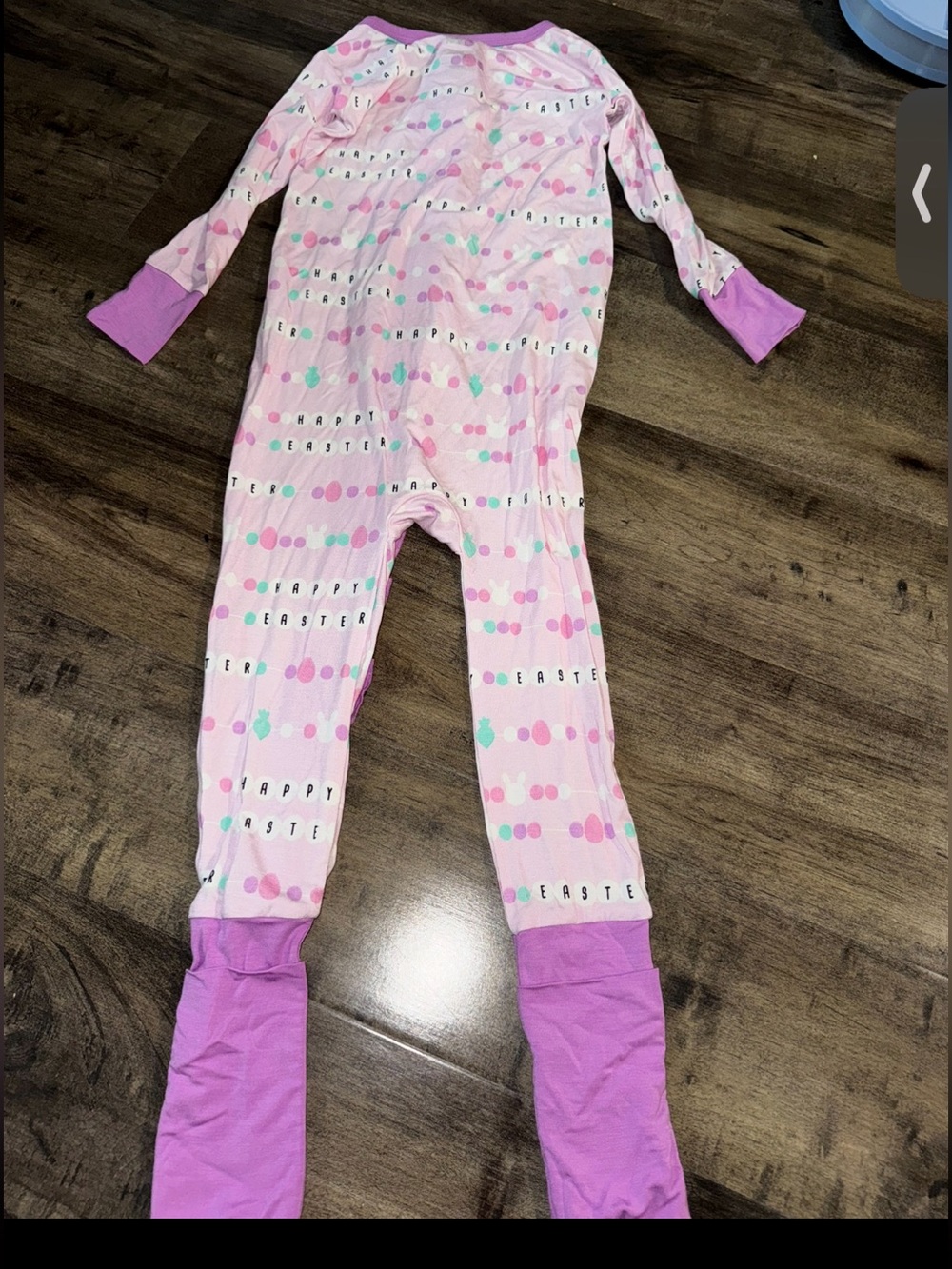 BB Pink Bunny Beatrice Bamboo Footie 3T Ruffle 🐰 - Picture 2 of 6